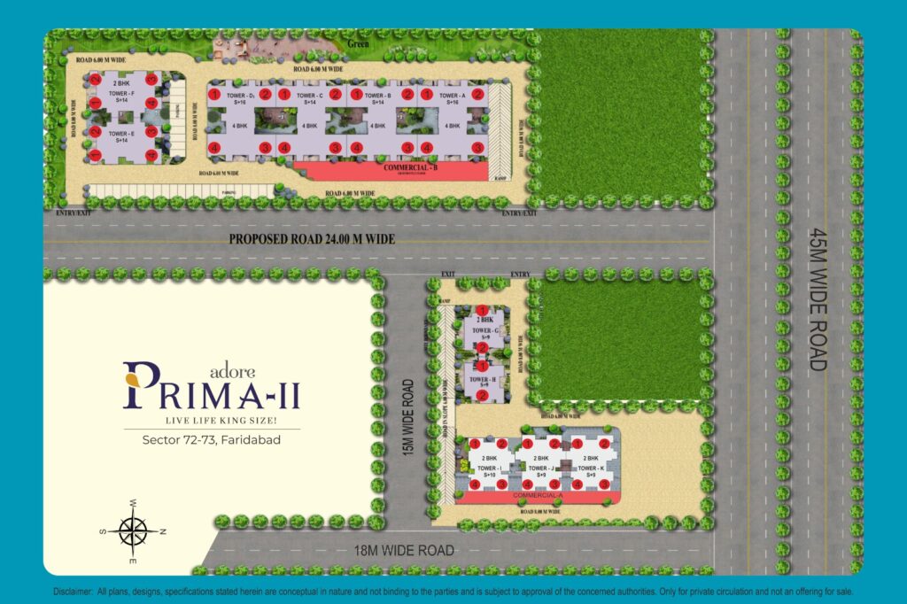 adore prima 2 layout